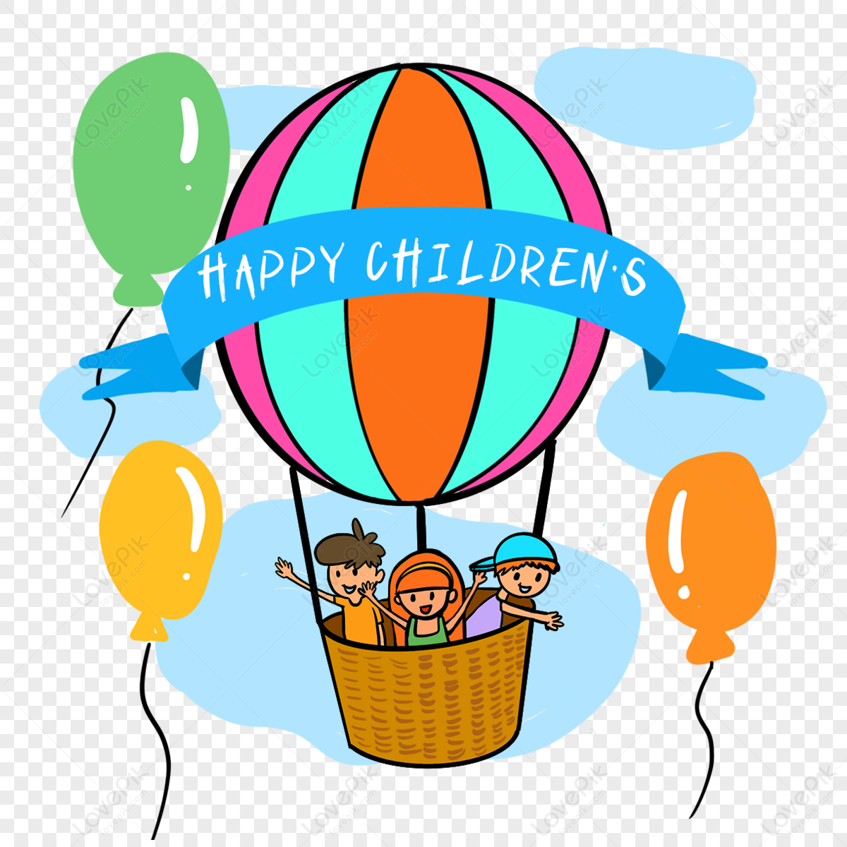 Hot air balloon png image free download and clipart image for free download