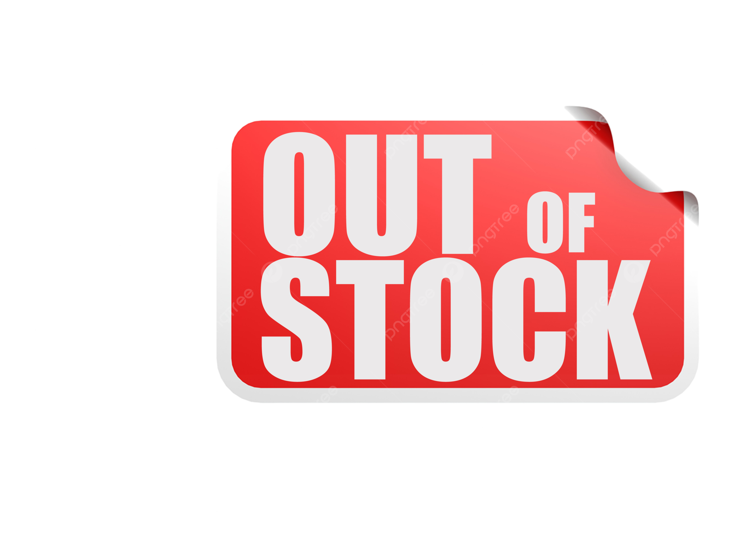 Out of stock png transparent images free download vector files