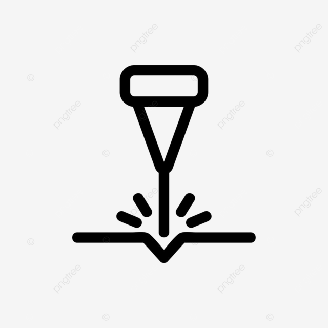 Laser cut pattern vector png images laser welding cutting icon vector sign logotype metal png image for free download