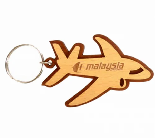 Promotional mdf wooden key chain