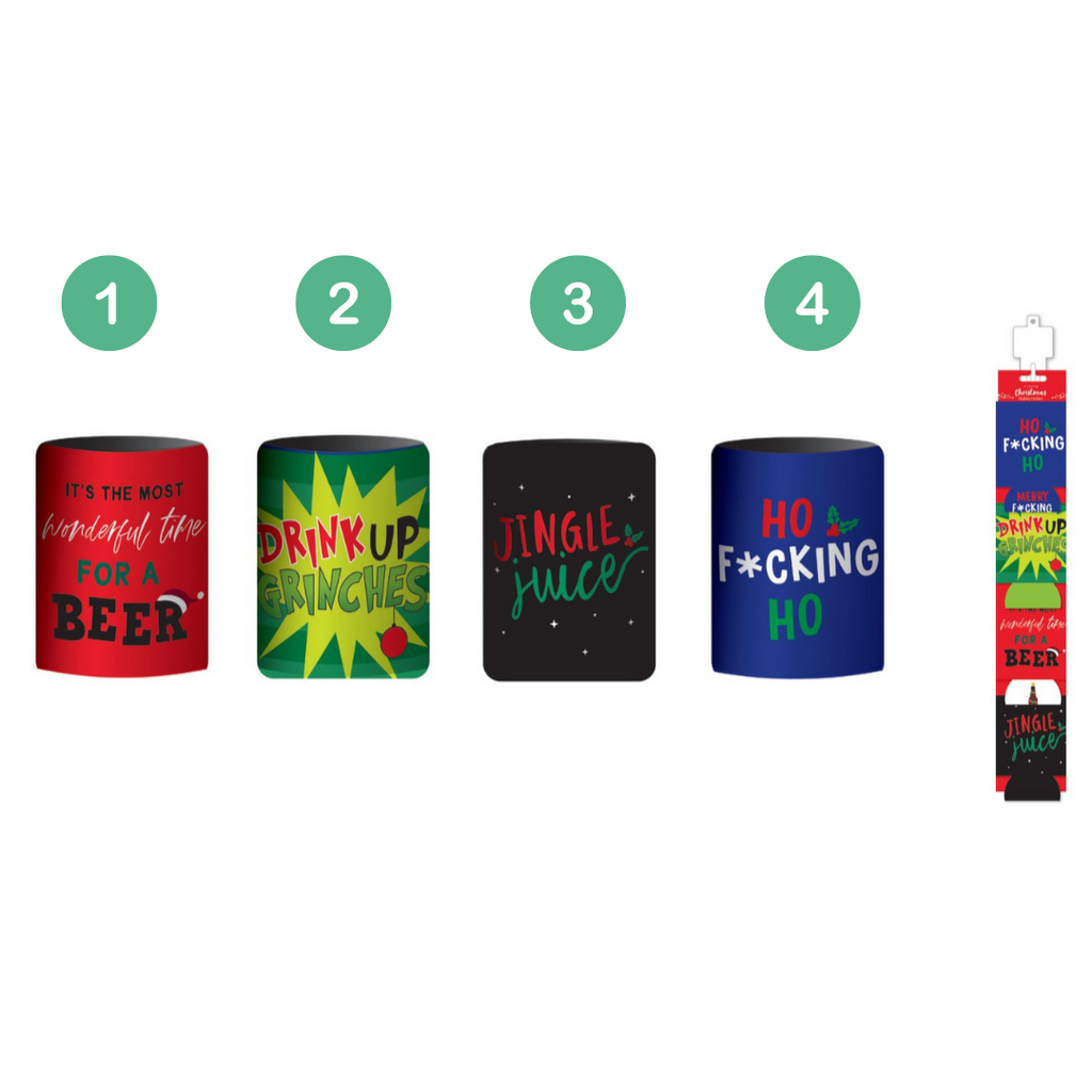 Stubby holder christmas stubby holders