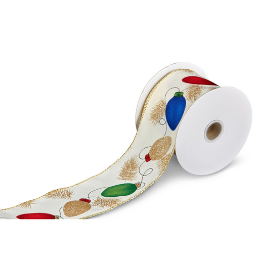 Christmas ribbon with snowman decoration cm