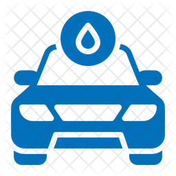 Car oil filter colored outline icons