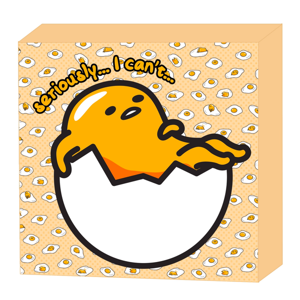 Gudetama x x box wall sign â the pink a la mode