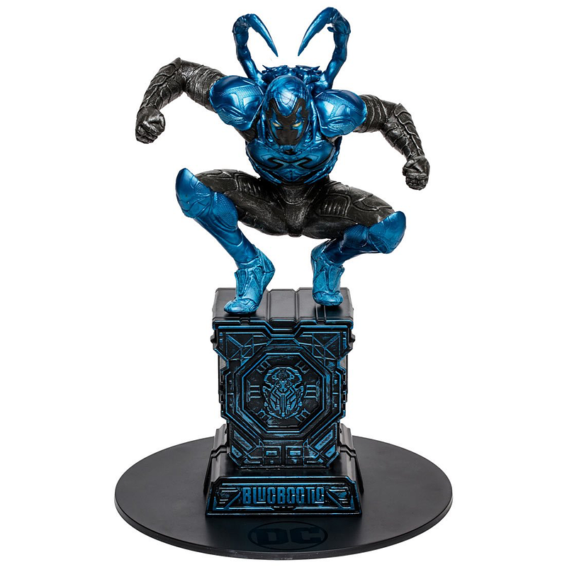 Blue beetle statue blue beetle dc multiverse statues