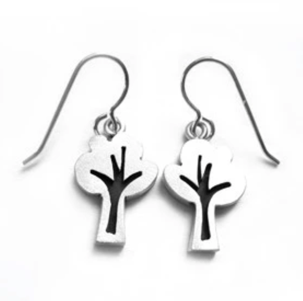 Sterling silver whimsical earrings
