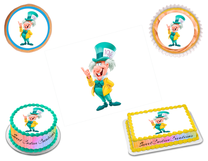 Mad hatter edible image frosting sheet sizes â sweet custom creations