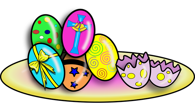 Free happy easter vector art