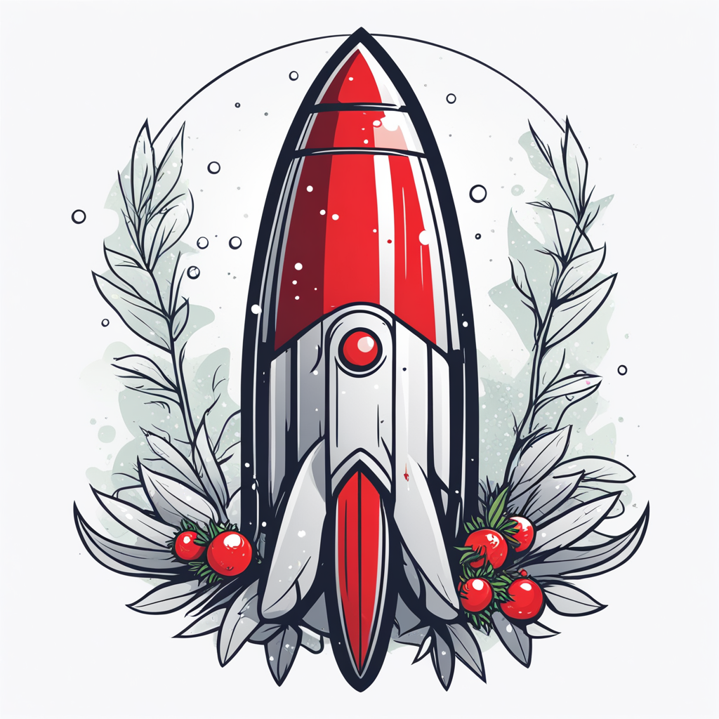 Cartoony alien tattoo design sheet flash design