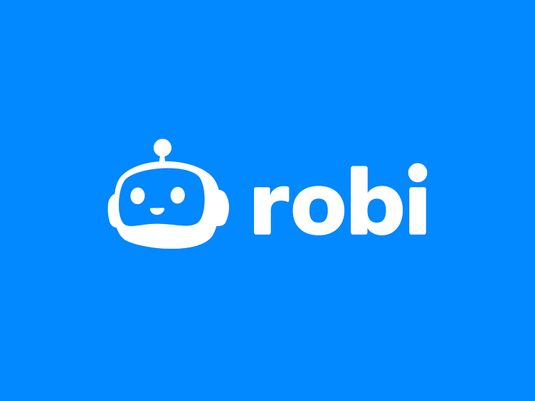 Ai robot logo design