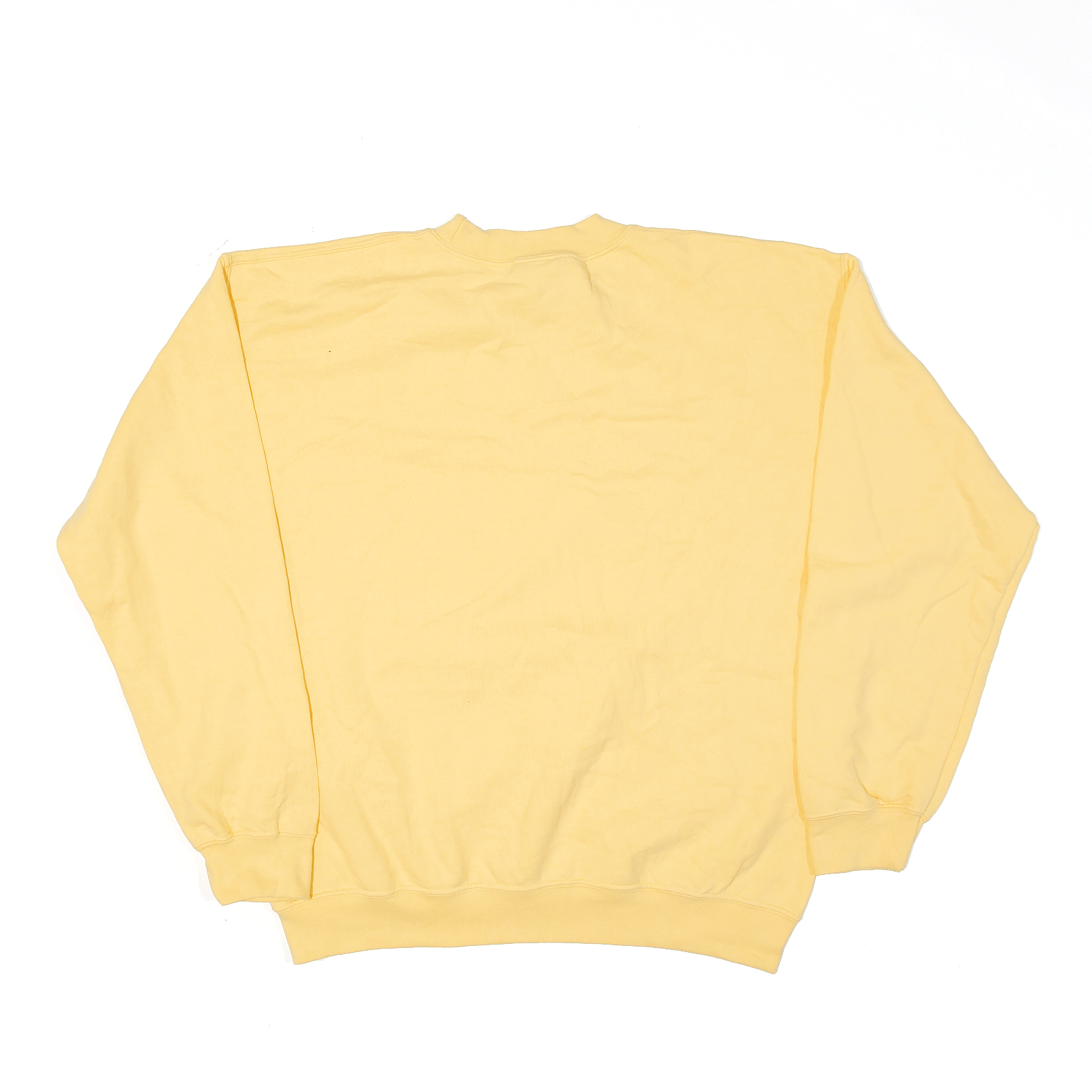 Gildan mens sweatshirt yellow m