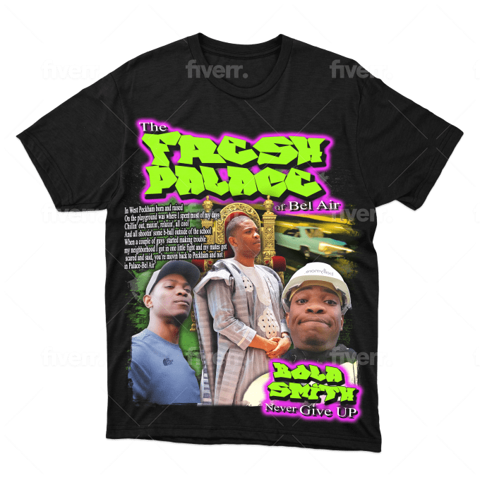 Design a vintage old school s bootleg rap for your tee by ivovasak