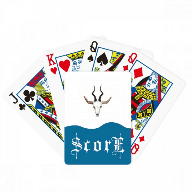 Combination b horn ttle score poker playing rd index game