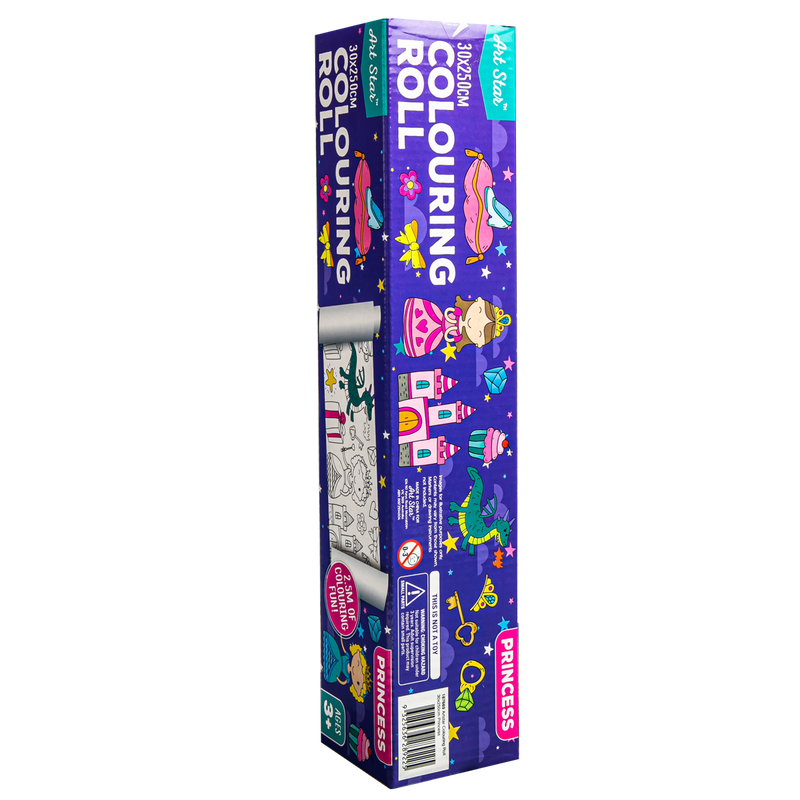 Art star princess colouring roll cm