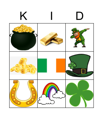 St patricks day bingo cards