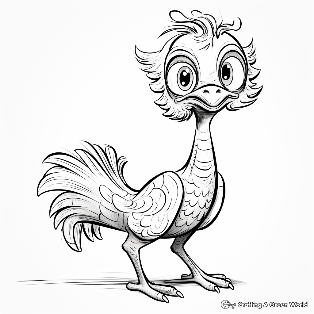 Oviraptor coloring pages