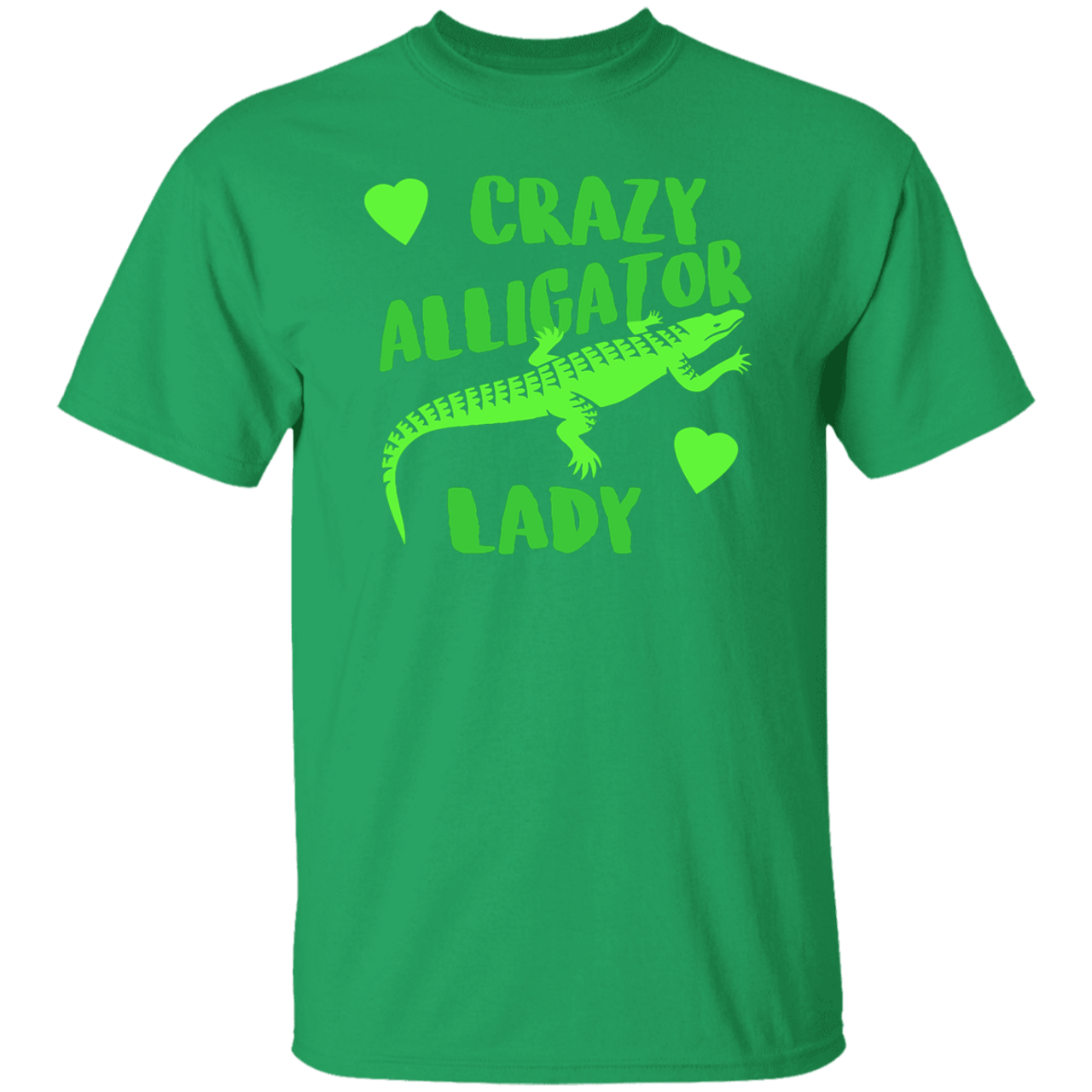 Crazy alligator lady merger unisex t