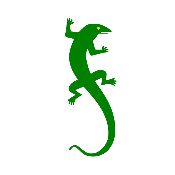 Lizard d free svg