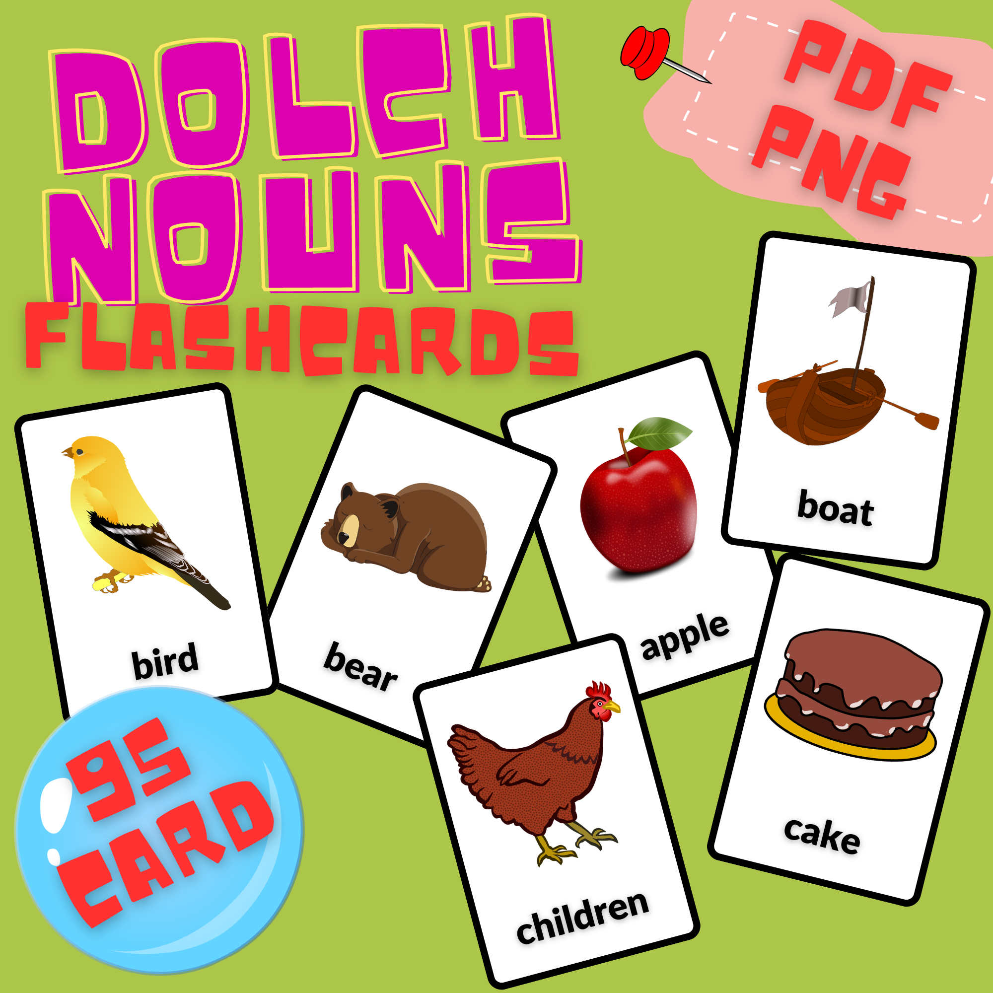 The plete english sight words flashcards made by teachers