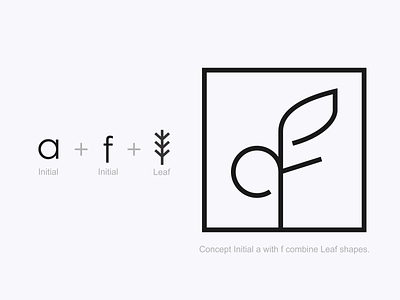 Letter a and f logo by yuaneseistd on