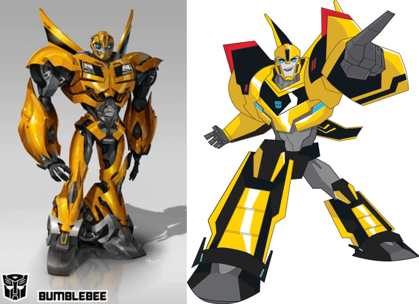 Tell me a character design downgrade worse than these two rcartoons