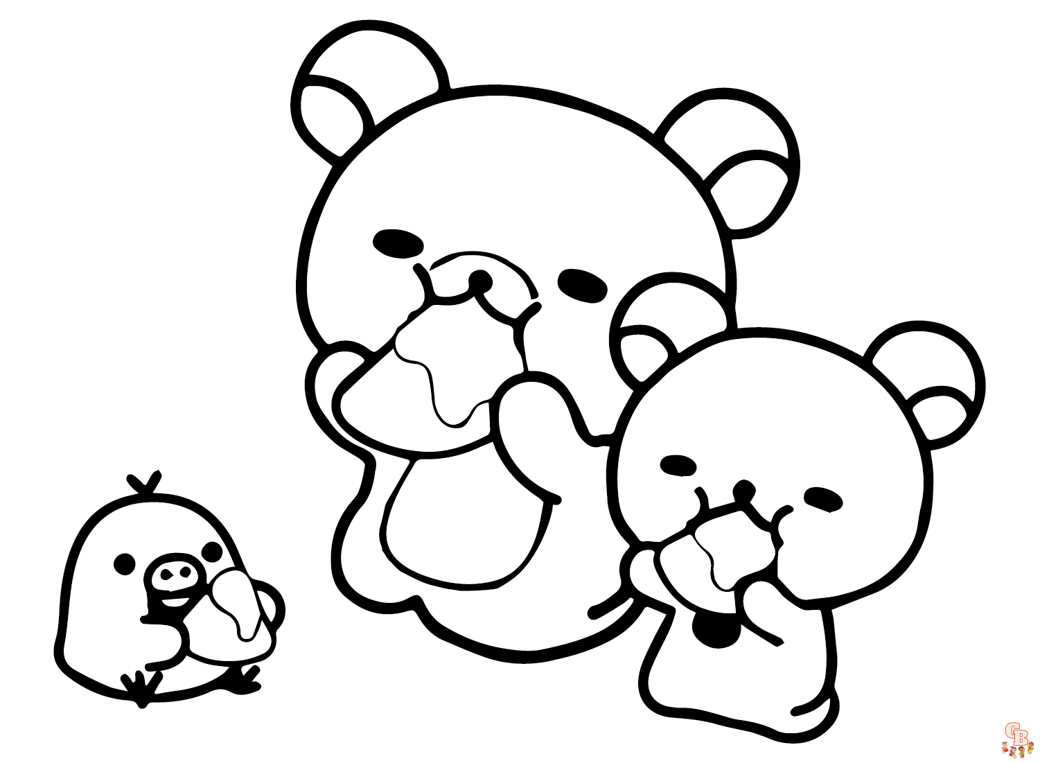 Colorear rilakkuma