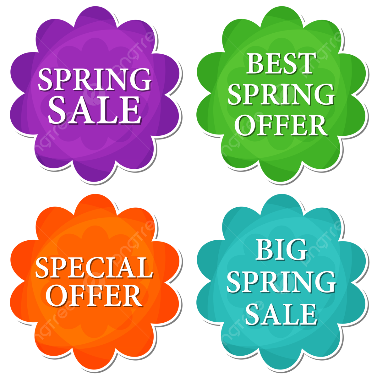 Vibrant flowers png transparent images free download vector files