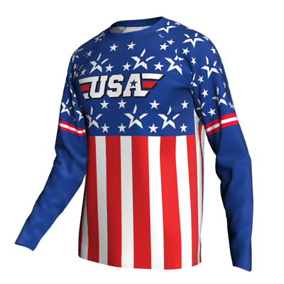 Usa flag motocross jersey cycling mtb bike america shirt downhill long mx jacket