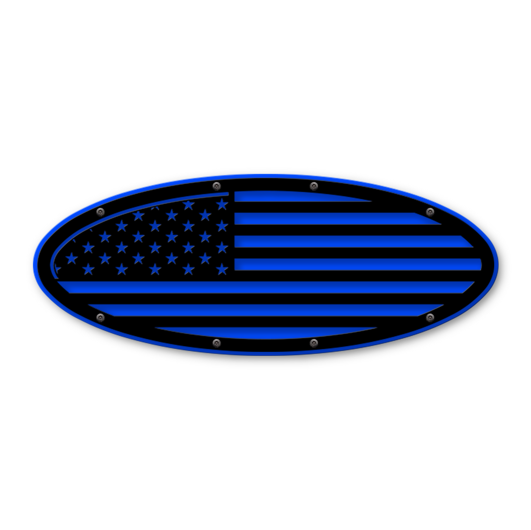 American flag oval replacement