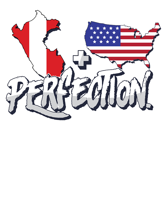Half american half peruvian perfection usa peru pride jigsaw puzzle by maximus designs