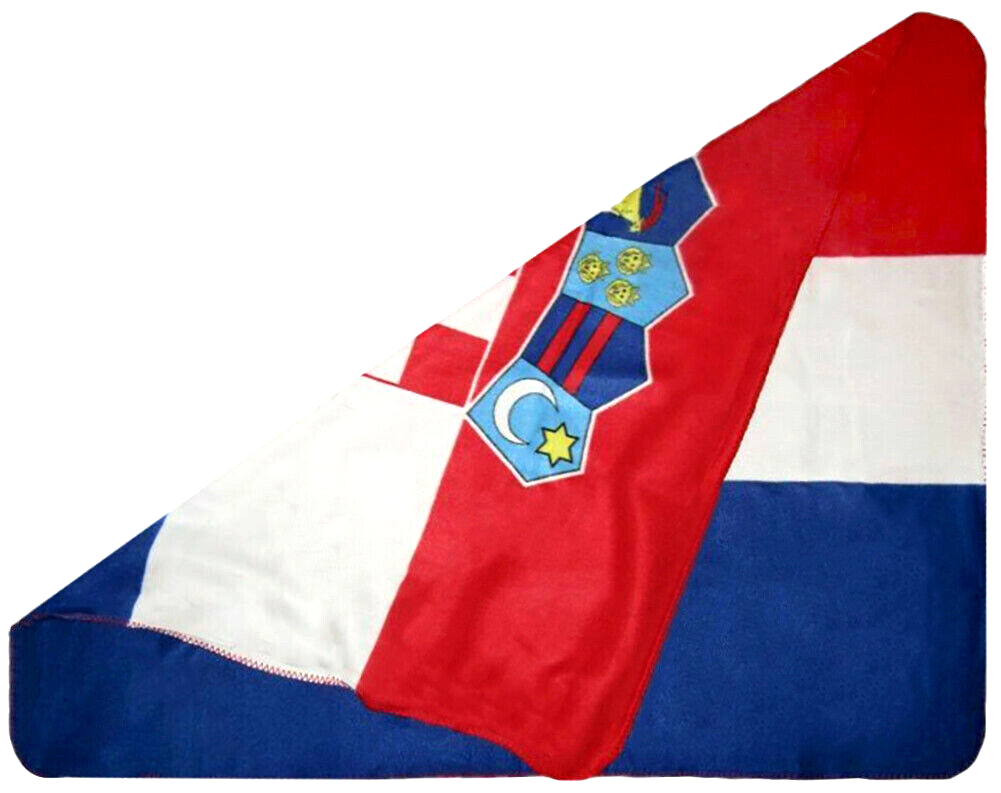 Croatia flag fleece blanket new croatian travel throw hrvatska zastava hrvatske