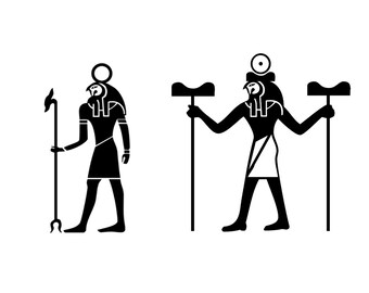 Egyptische bundel zonnegod goden ra god svg png cut file