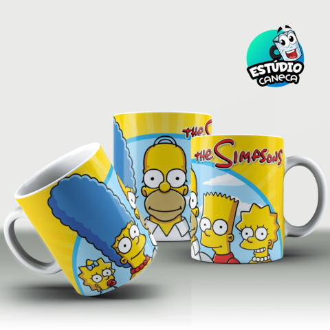 Caneca os simpsons