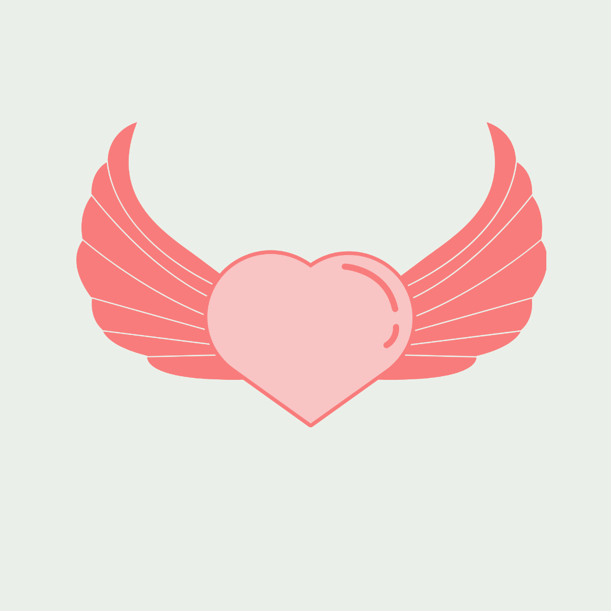 Free heart wings