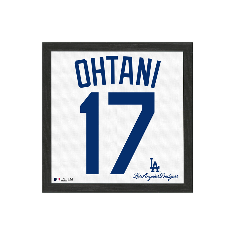 Shohei ohtani los angeles dodgers impact jersey frame â shop la times