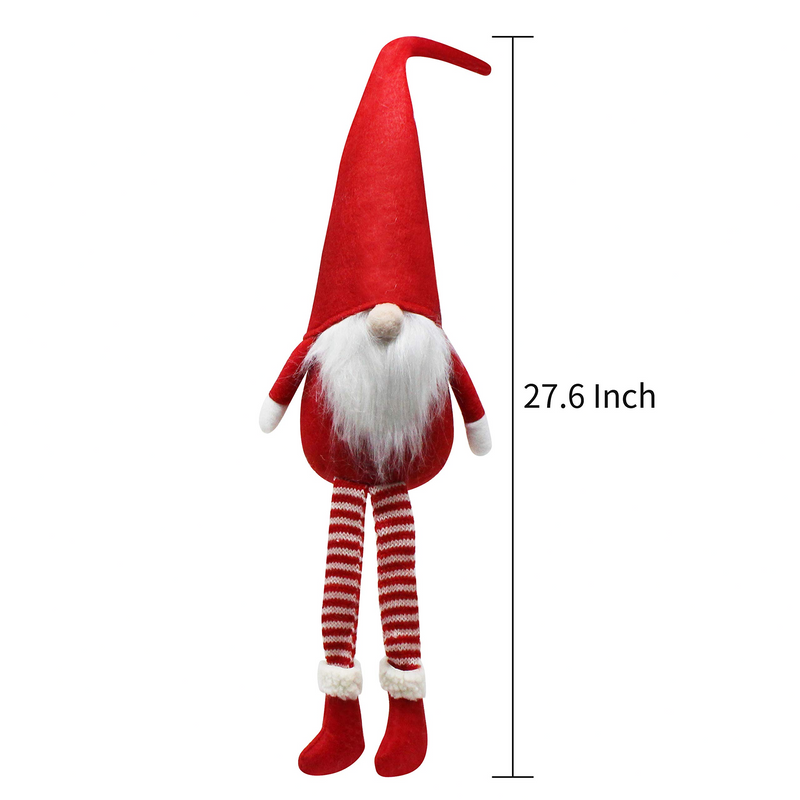 Gnome with long legs tabletop christmas decoration pcs