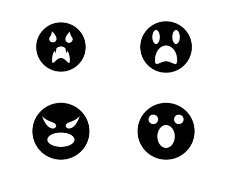 Funny characters silhouette png and vector images free download