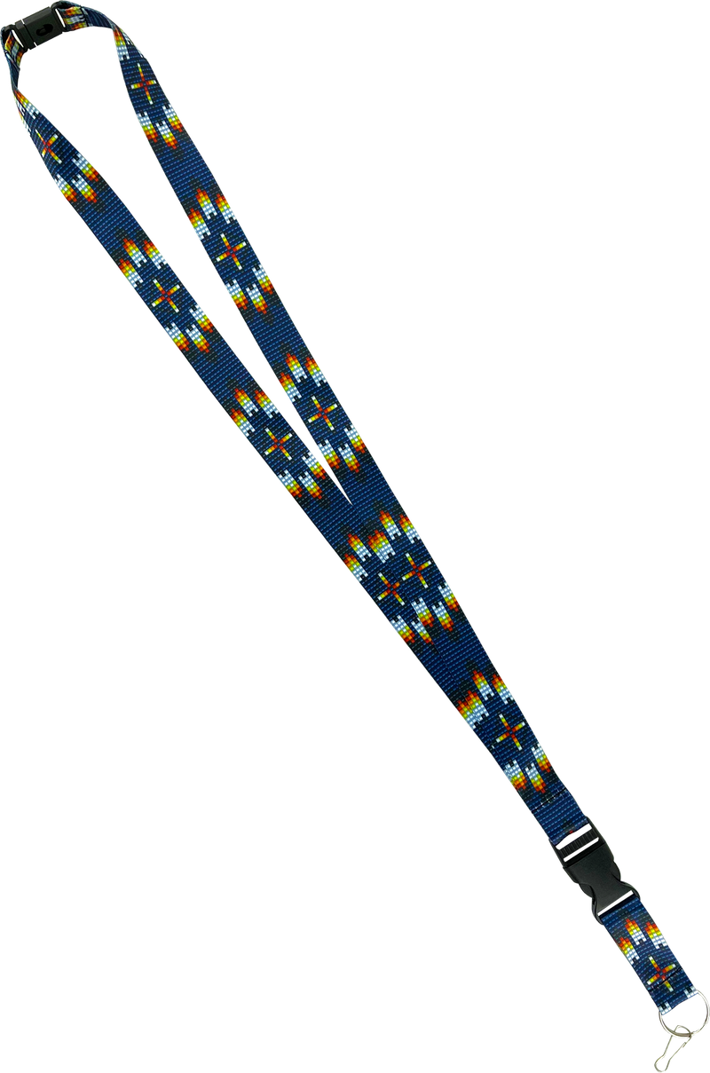 Breakaway lanyard blue