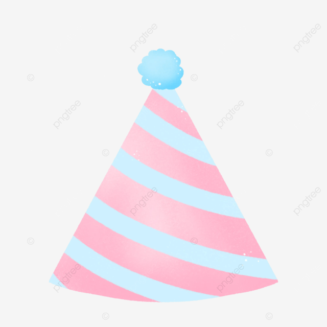 Party hat for celebration with pastel colour party hat party birthday png transparent clipart image and psd file for free download