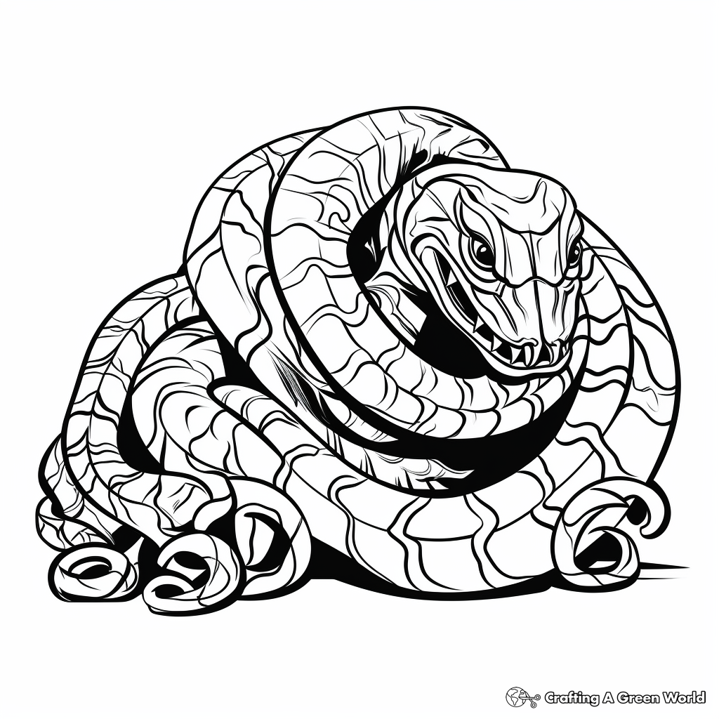Viper coloring pages