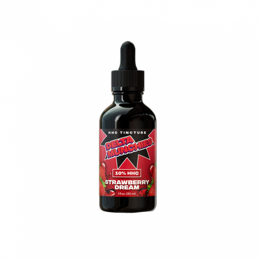 Delta munchies hhc tincture strawberry dream hhc mgml ml