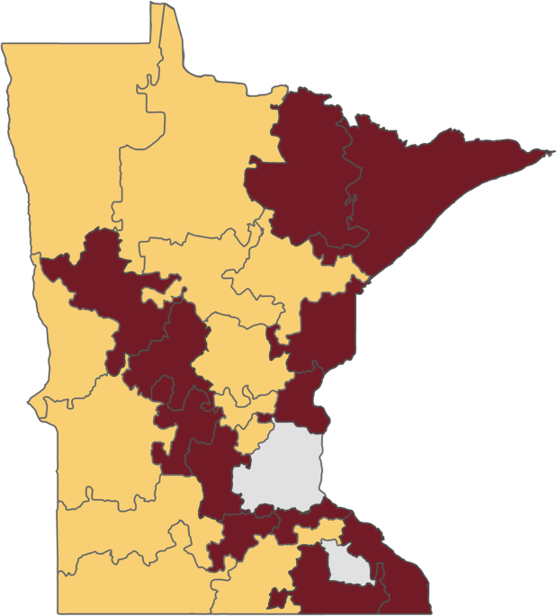 Use of a geographic information system to create treatment groups for group