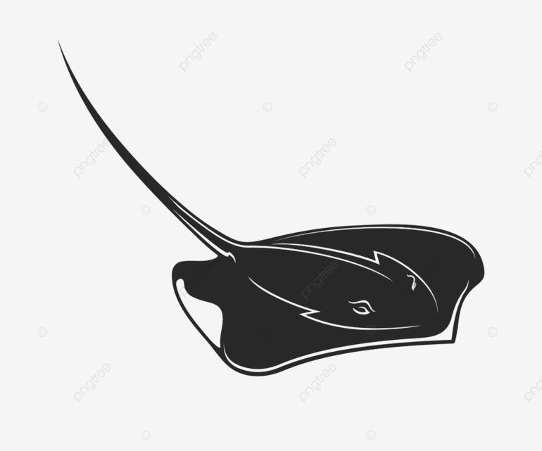 Stingray fish vector png images ray stingray cramp fish vector tropical oceanarium swim png image for free download