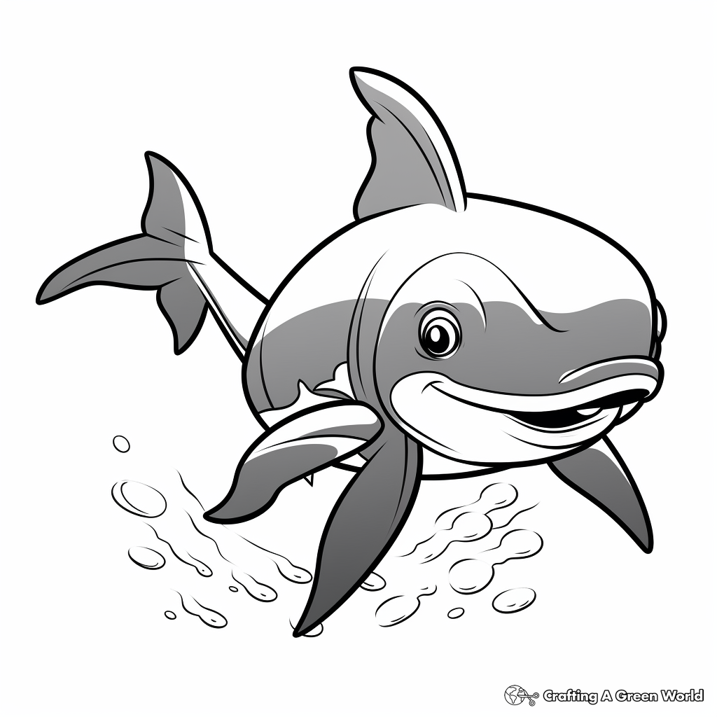 Orca coloring pages