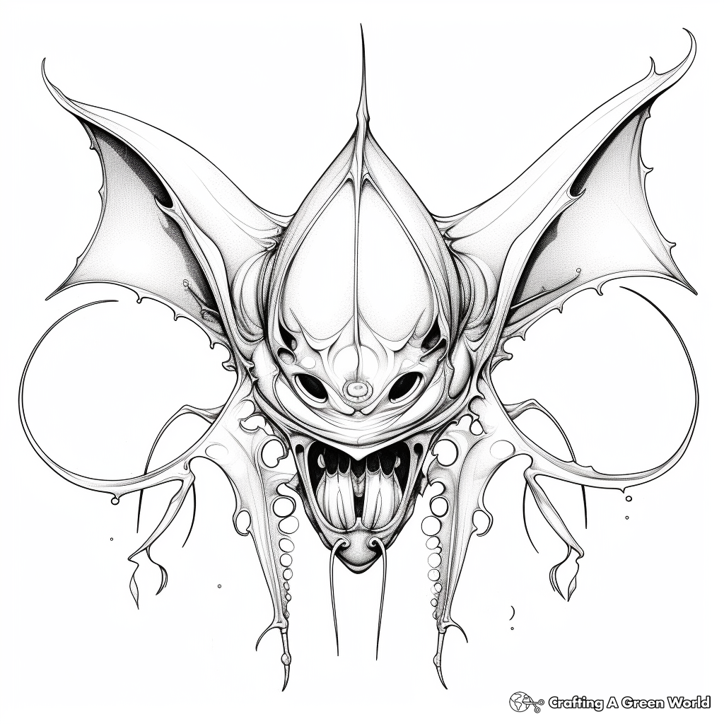 Vampire squid coloring pages