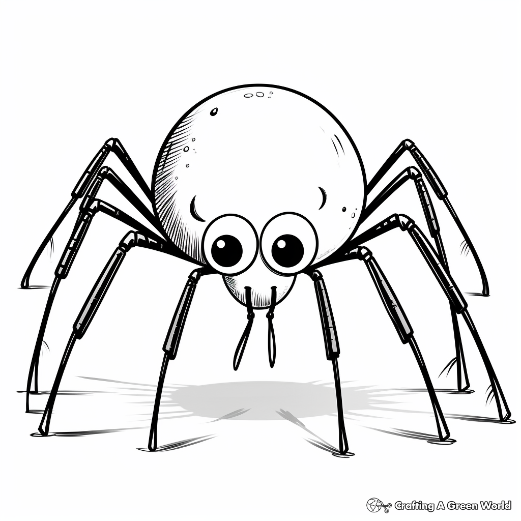 Baby long legs coloring pages