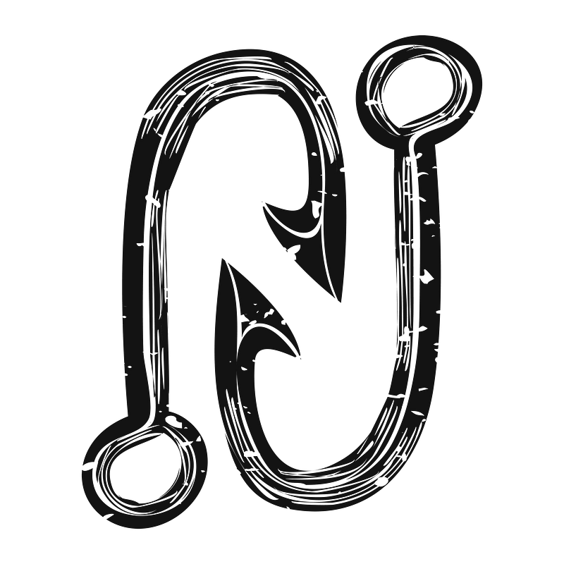 Clip art fish hook images free photos png stickers wallpapers backgrounds
