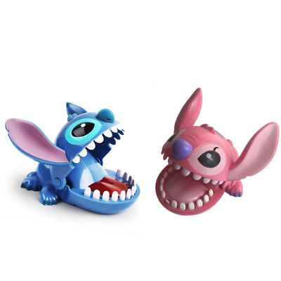 Lilo and stitch big mouth bite finger game figure tricky prank toy kids gift new