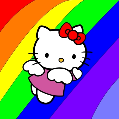 Blackout window curtain hello kitty