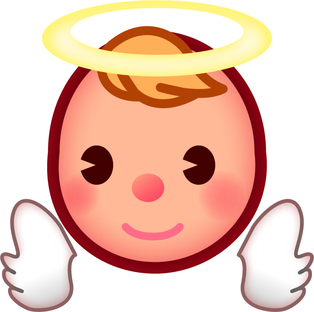 Angel plain emoji